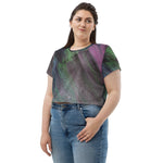 Load image into Gallery viewer, TL Winter 2022 All-Over Print Crop Tee
