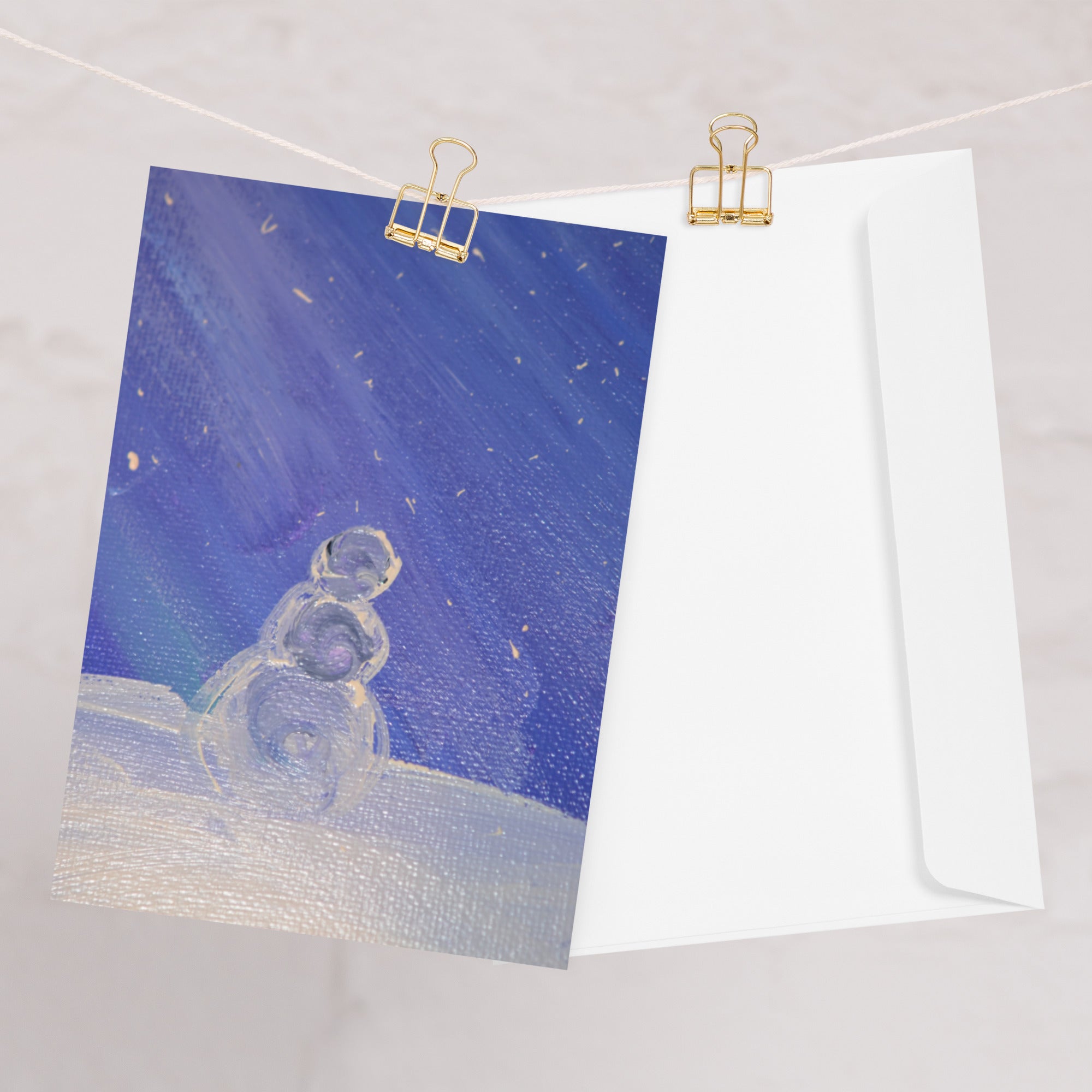 TL Snow Greeting card