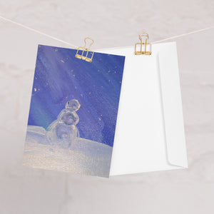 TL Snow Greeting card