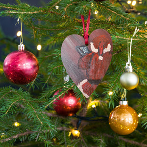 TL Santa Wooden ornaments